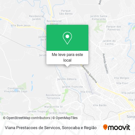 Viana Prestacoes de Servicos mapa