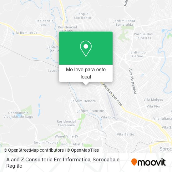 A and Z Consultoria Em Informatica mapa