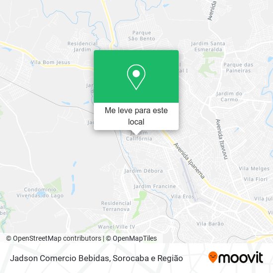 Jadson Comercio Bebidas mapa