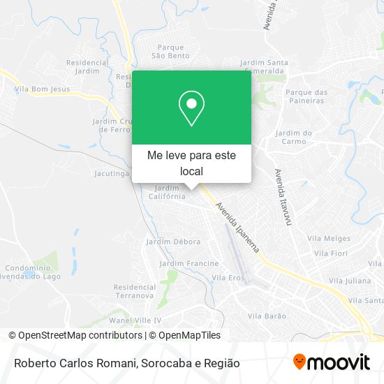 Roberto Carlos Romani mapa