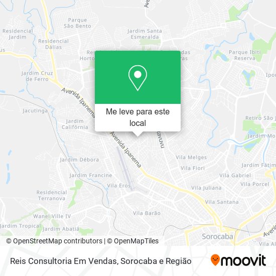 Reis Consultoria Em Vendas mapa