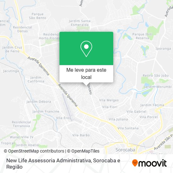 New Life Assessoria Administrativa mapa