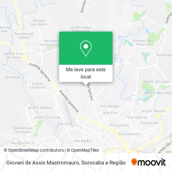 Giovani de Assis Mastromauro mapa