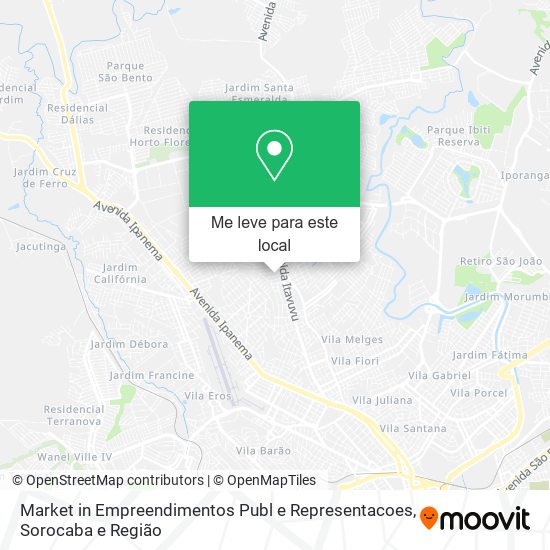 Market in Empreendimentos Publ e Representacoes mapa