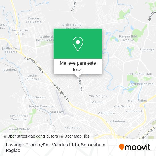 Losango Promoções Vendas Ltda mapa