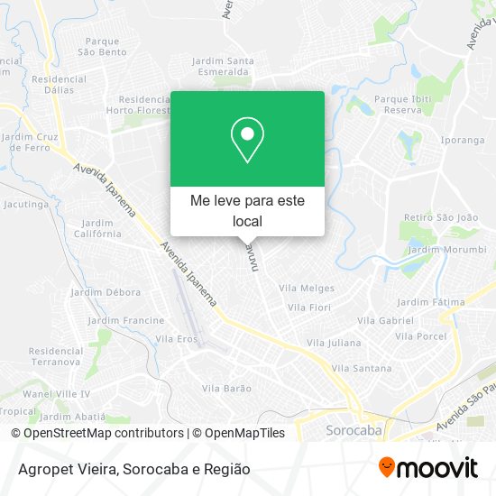 Agropet Vieira mapa