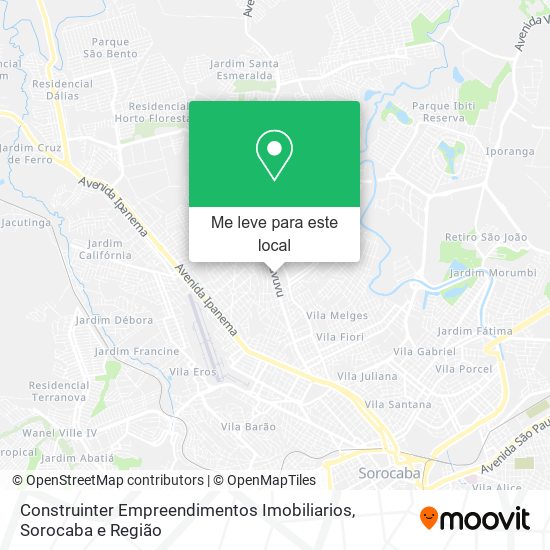 Construinter Empreendimentos Imobiliarios mapa