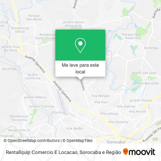 Rentallquip Comercio E Locacao mapa