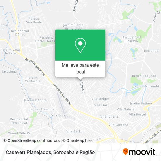 Casavert Planejados mapa
