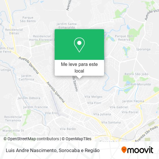 Luis Andre Nascimento mapa