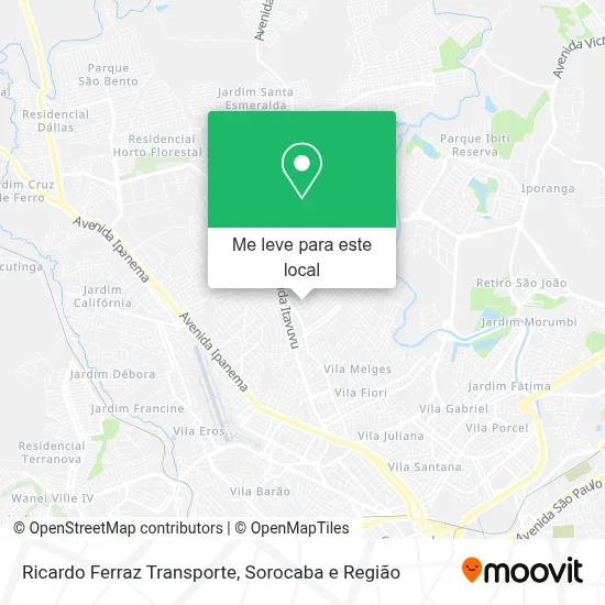 Ricardo Ferraz Transporte mapa