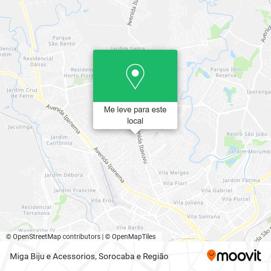 Miga Biju e Acessorios mapa