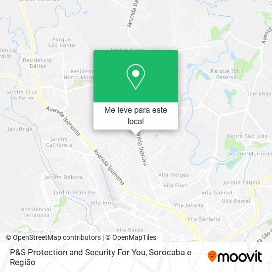 P&S Protection and Security For You mapa