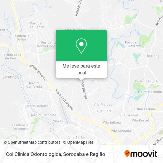 Coi Clinica Odontologica mapa