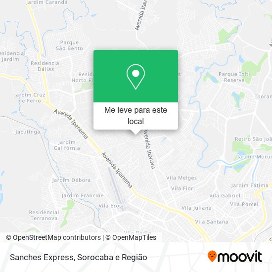 Sanches Express mapa