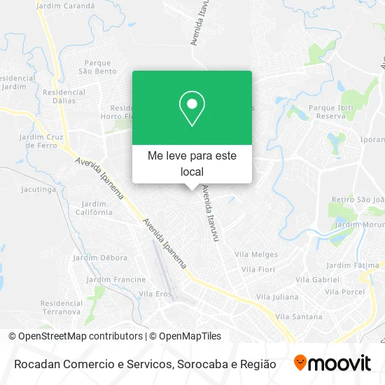 Rocadan Comercio e Servicos mapa