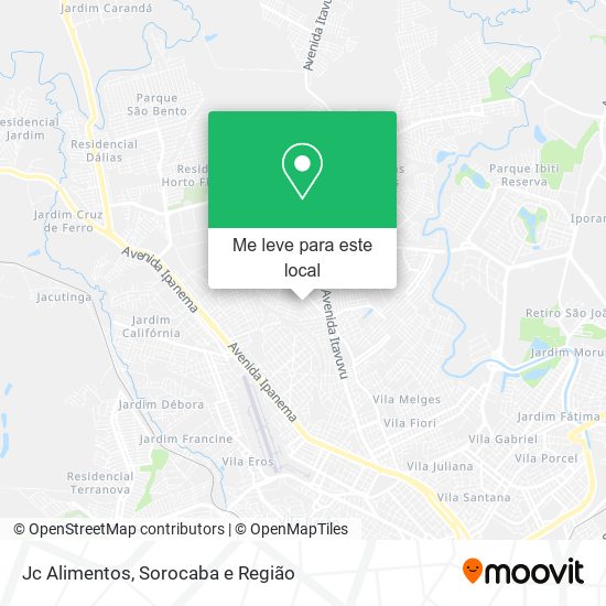 Jc Alimentos mapa