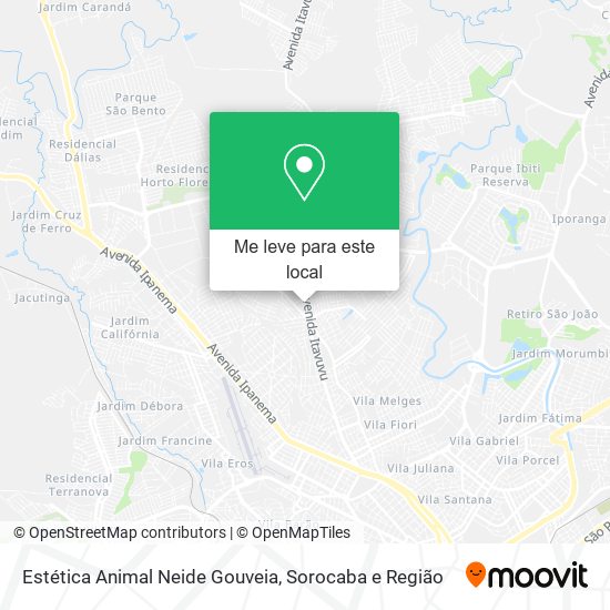 Estética Animal Neide Gouveia mapa