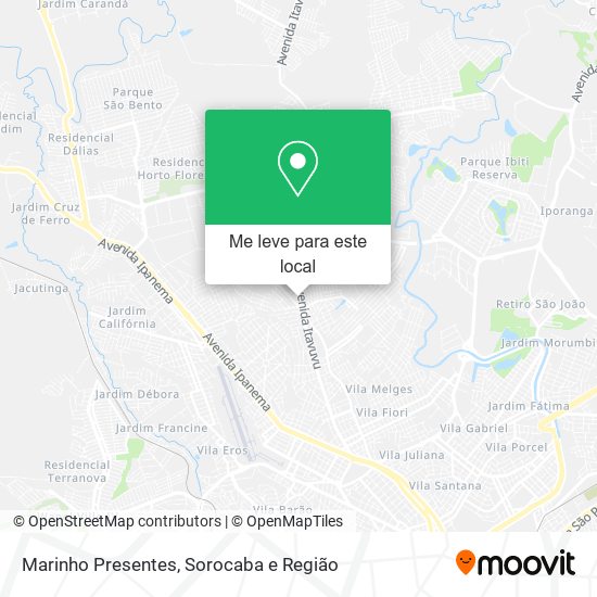 Marinho Presentes mapa
