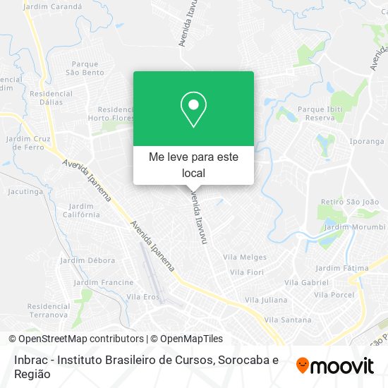 Inbrac - Instituto Brasileiro de Cursos mapa