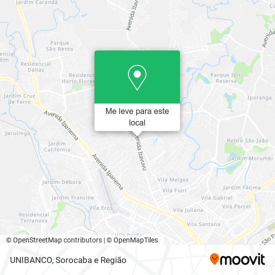 UNIBANCO mapa