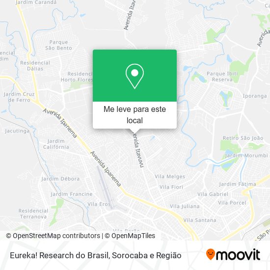 Eureka! Research do Brasil mapa