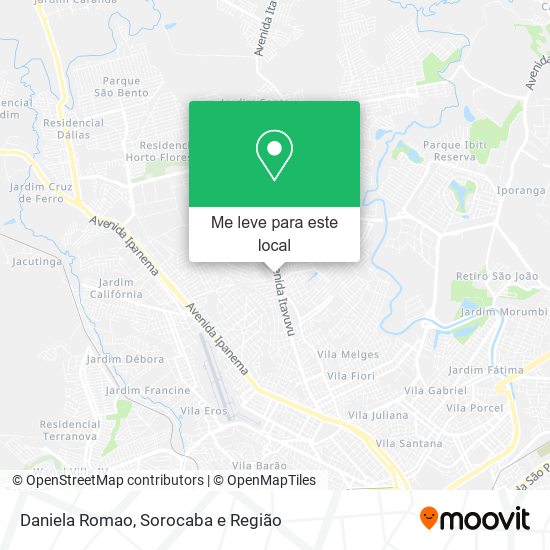Daniela Romao mapa