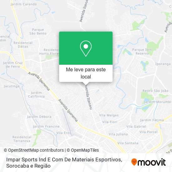 Impar Sports Ind E Com De Materiais Esportivos mapa