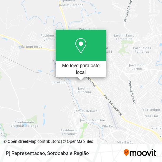 Pj Representacao mapa