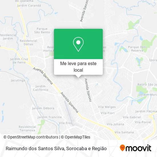Raimundo dos Santos Silva mapa