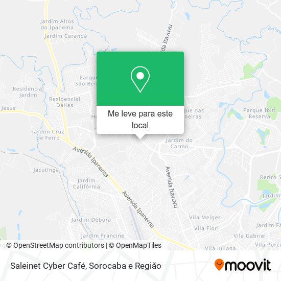 Saleinet Cyber Café mapa