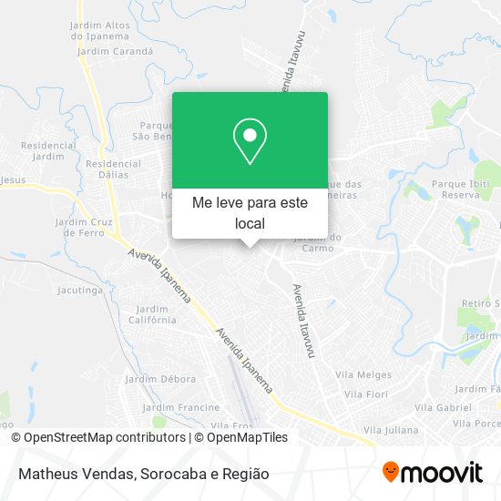 Matheus Vendas mapa