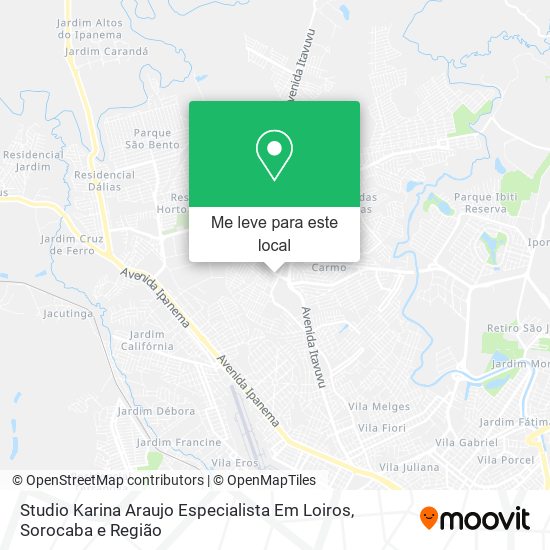 Studio Karina Araujo Especialista Em Loiros mapa