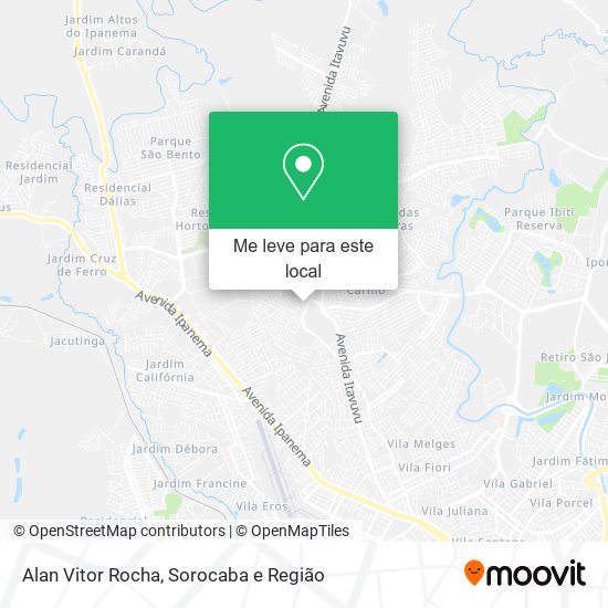 Alan Vitor Rocha mapa
