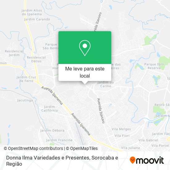 Donna Ilma Variedades e Presentes mapa