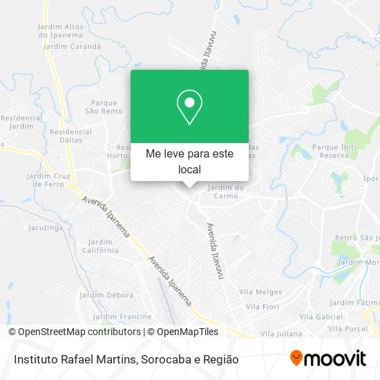 Instituto Rafael Martins mapa