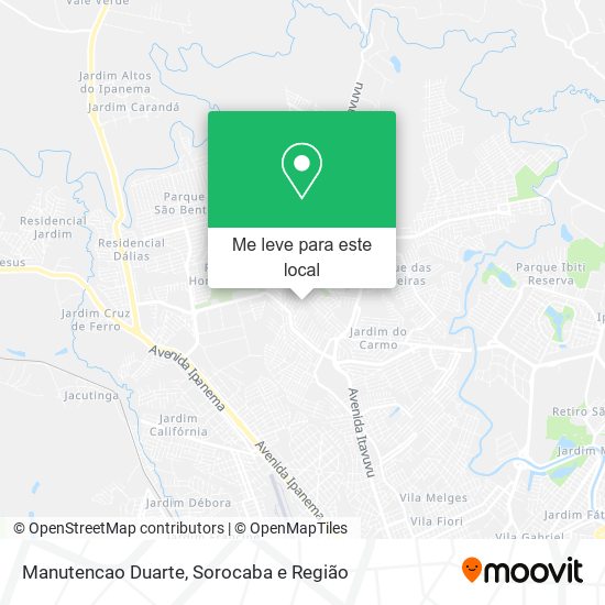 Manutencao Duarte mapa