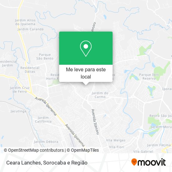 Ceara Lanches mapa