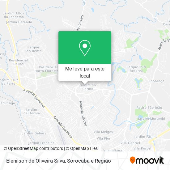 Elenilson de Oliveira Silva mapa