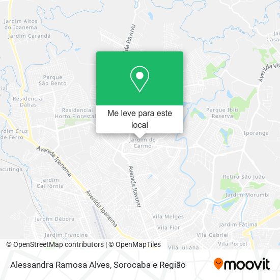 Alessandra Ramosa Alves mapa