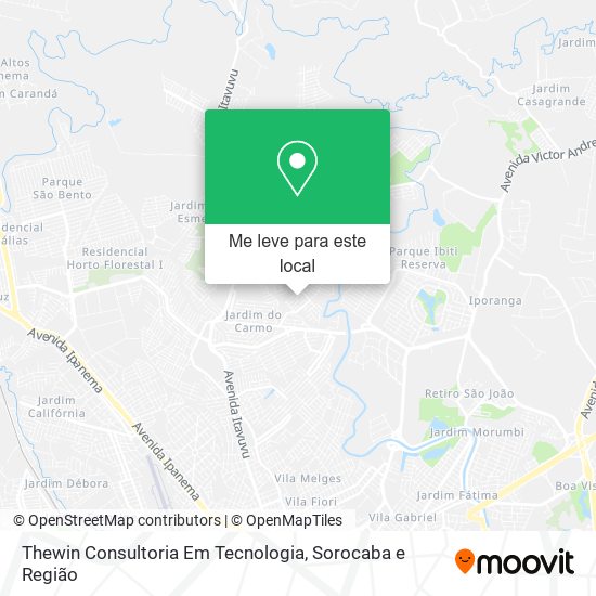 Thewin Consultoria Em Tecnologia mapa