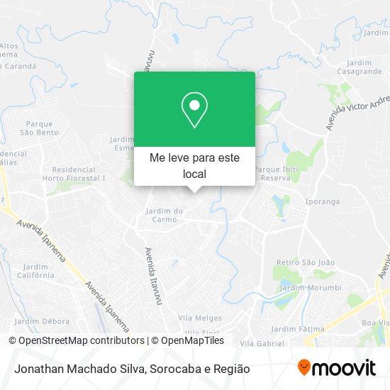 Jonathan Machado Silva mapa