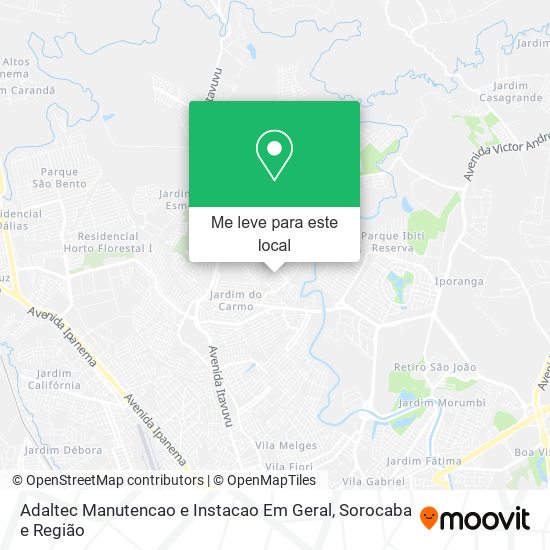 Adaltec Manutencao e Instacao Em Geral mapa