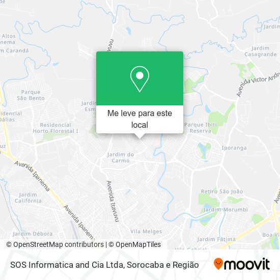 SOS Informatica and Cia Ltda mapa