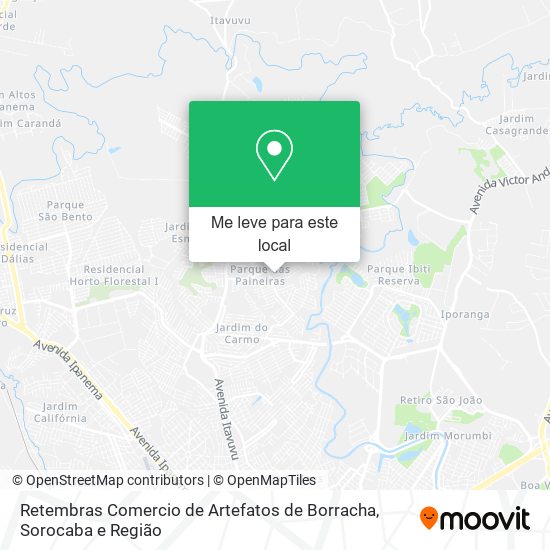 Retembras Comercio de Artefatos de Borracha mapa