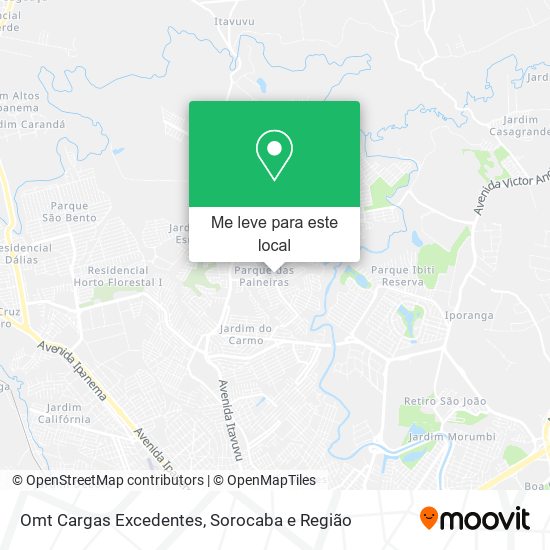 Omt Cargas Excedentes mapa