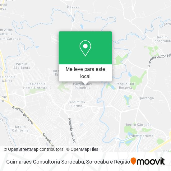 Guimaraes Consultoria Sorocaba mapa