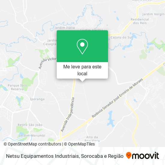 Netsu Equipamentos Industriais mapa