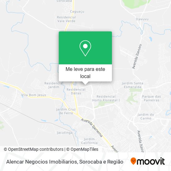 Alencar Negocios Imobiliarios mapa