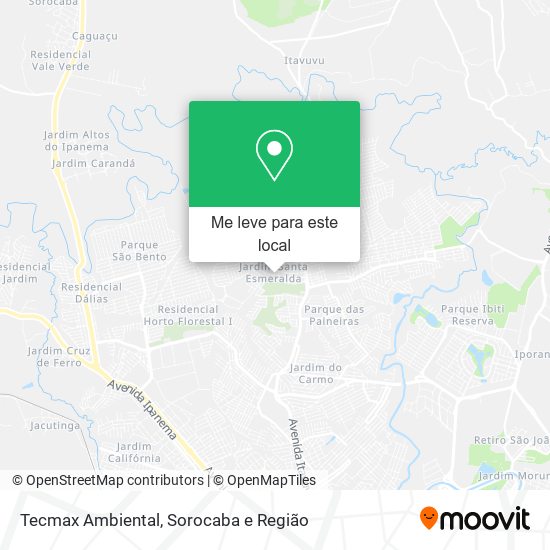 Tecmax Ambiental mapa